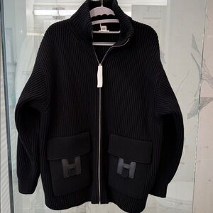 Hermes Wool Knit Jacket